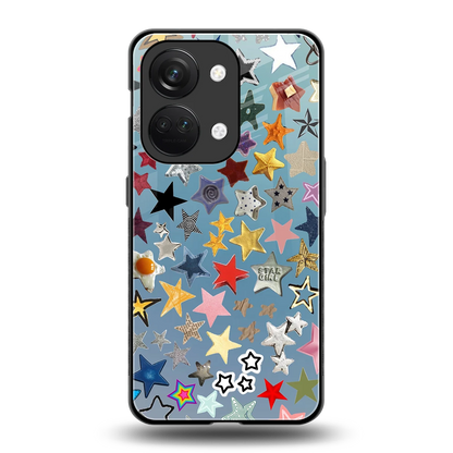 Celestial Glow back phone cover | glass case for oneplus nord 3