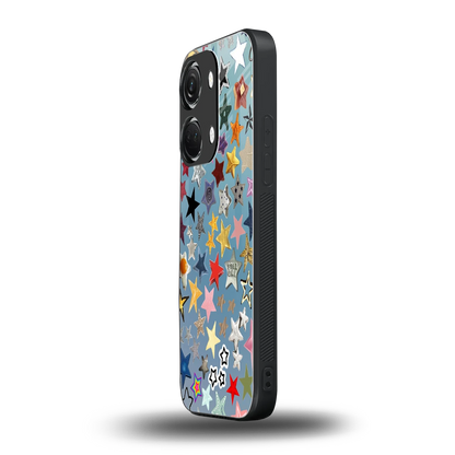 Celestial Glow oneplus nord 3 mobile cover | shockproof glass phone case