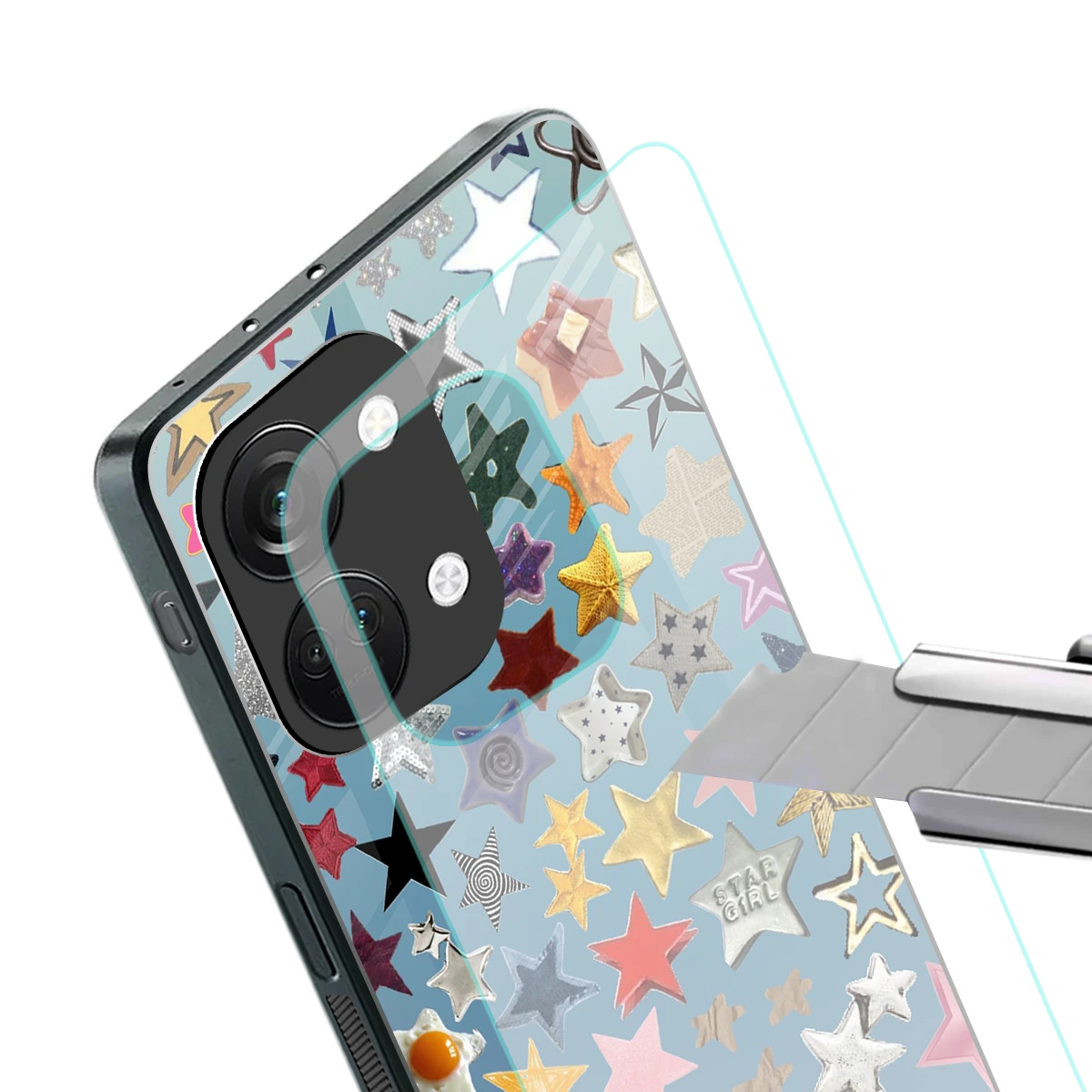 Celestial Glow stylish phone case for oneplus nord 3 | glossy glass and slim fit