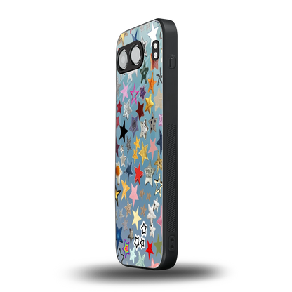 Celestial Glow oneplus nord 4 mobile cover | shockproof glass phone case