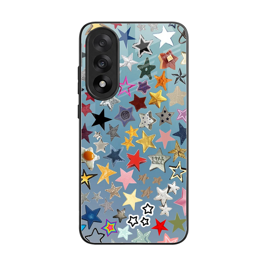 Celestial Glow back phone cover | glass case for oneplus nord 5
