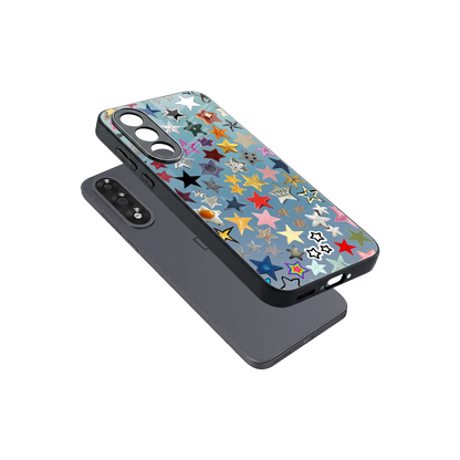Celestial Glow sleek oneplus nord 5 cover with tempered glass back and TPU edges
