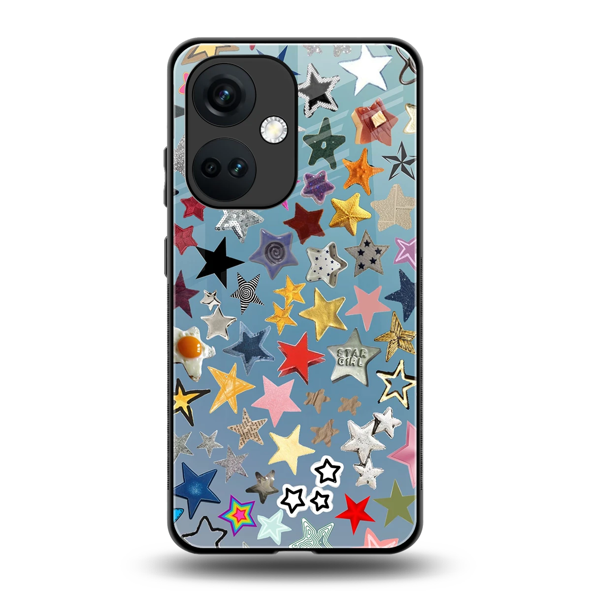 Celestial Glow back phone cover | glass case for oneplus nord ce 3
