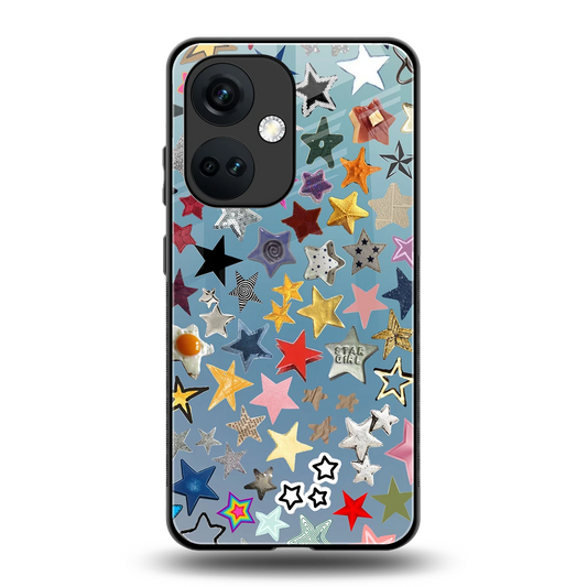 Celestial Glow back phone cover | glass case for oneplus nord ce 3