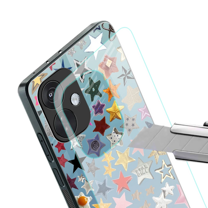 Celestial Glow stylish phone case for oneplus nord ce 3 | glossy glass and slim fit