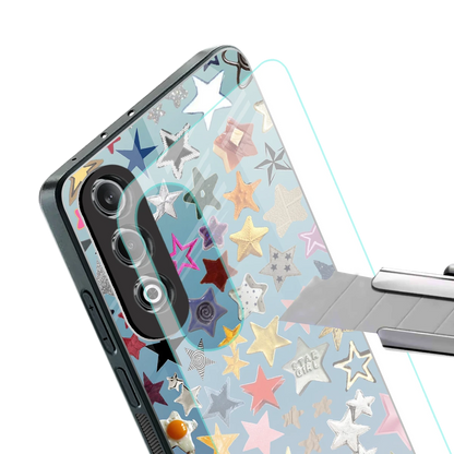 Celestial Glow stylish phone case for oneplus nord ce 4 | glossy glass and slim fit