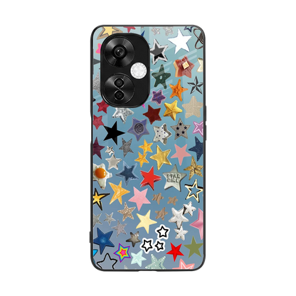 Celestial Glow back phone cover | glass case for oneplus nord ce 3 lite