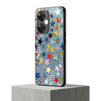 Celestial Glow oneplus nord ce 3 lite mobile cover | shockproof glass phone case