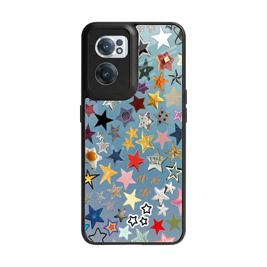 Celestial Glow back phone cover | glass case for oneplus nord ce 2