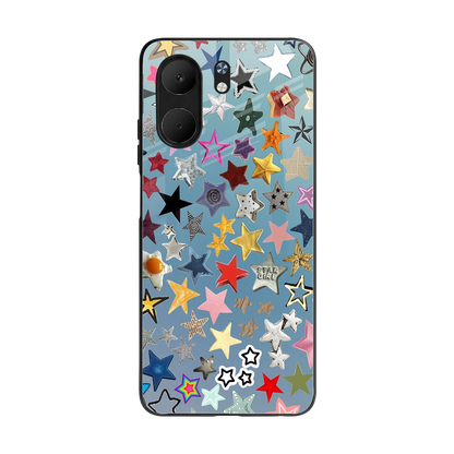 Celestial Glow back phone cover | glass case for oppo a5x 5g