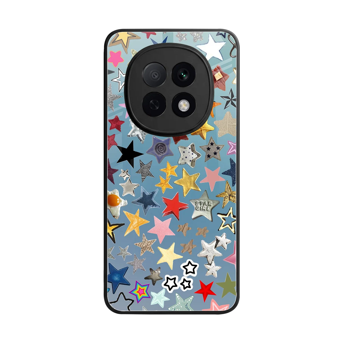 Celestial Glow back phone cover | glass case for oppo f29 pro 5g