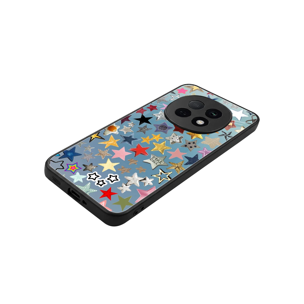 Celestial Glow stylish phone case for oppo f29 pro 5g | glossy glass and slim fit
