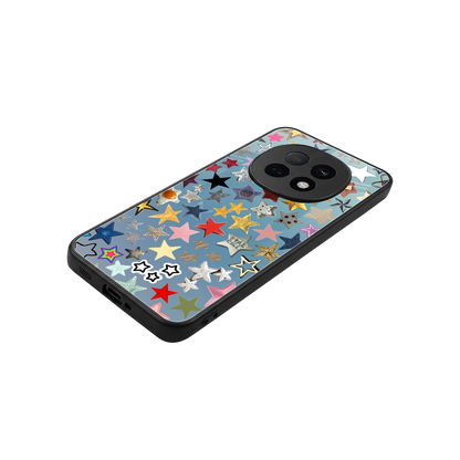 Celestial Glow stylish phone case for oppo f29 pro 5g | glossy glass and slim fit