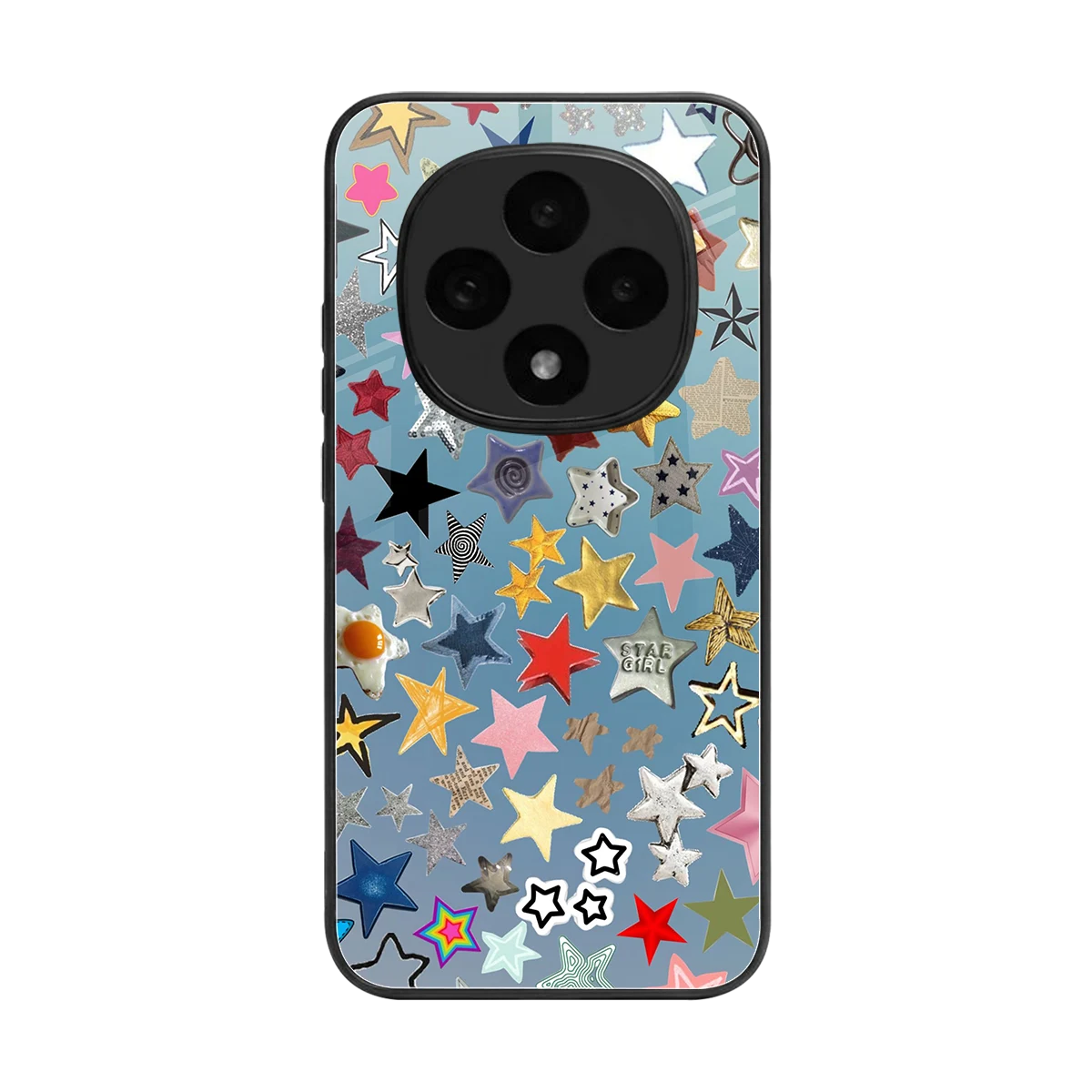 Celestial Glow back phone cover | glass case for oppo f31 pro 5g