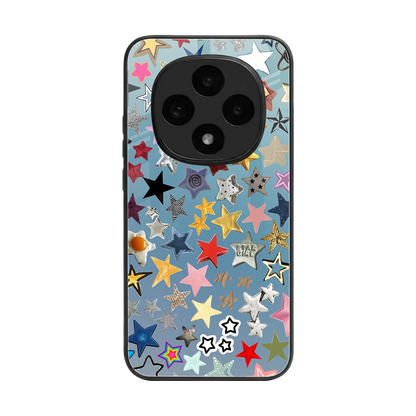 Celestial Glow back phone cover | glass case for oppo f31 pro 5g
