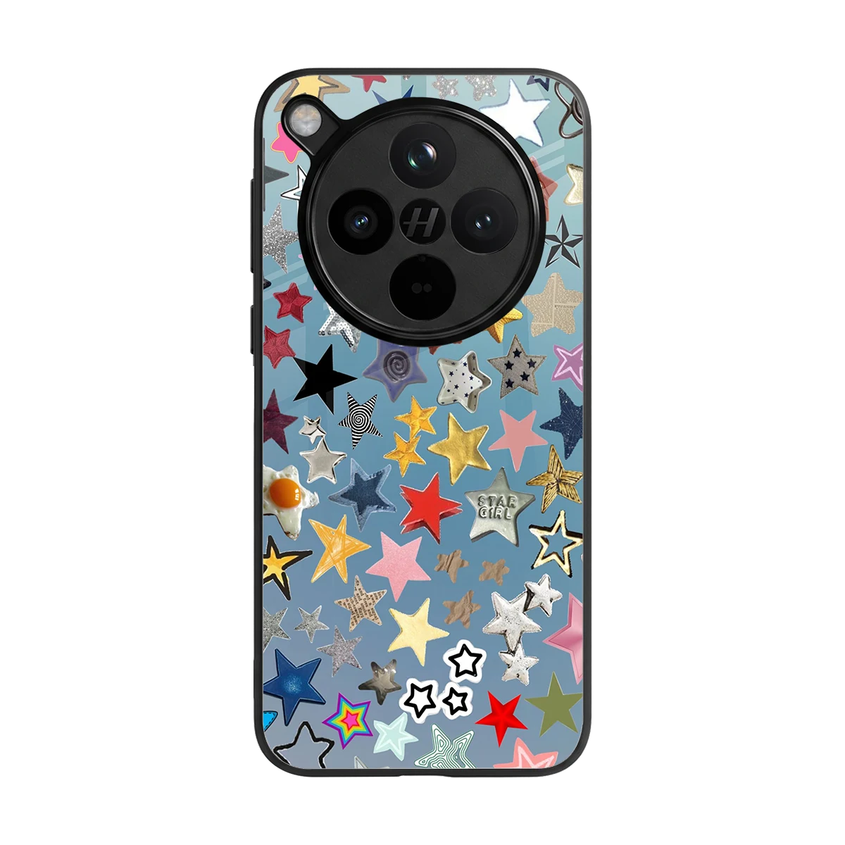 Celestial Glow back phone cover | glass case for oppo find x8