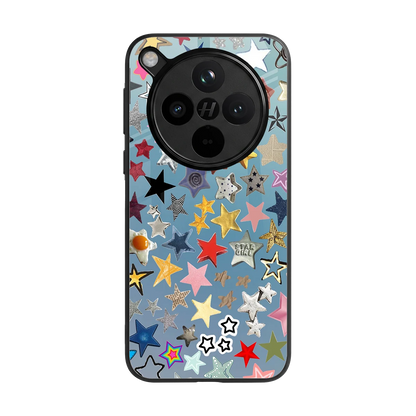 Celestial Glow back phone cover | glass case for oppo find x8