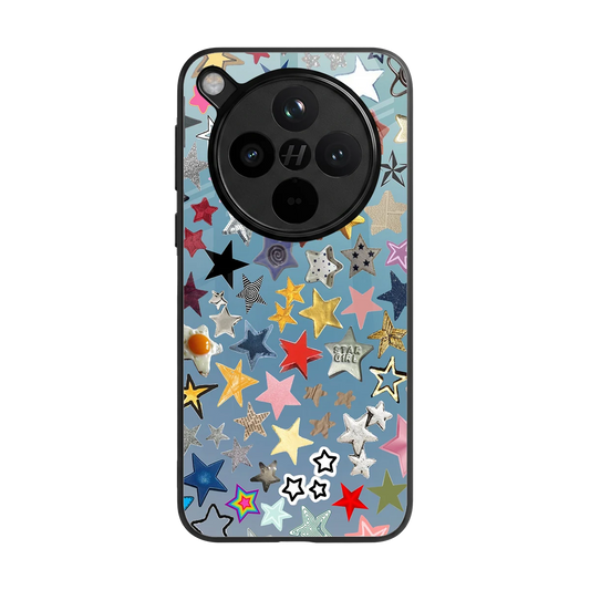 Celestial Glow back phone cover | glass case for oppo find x8