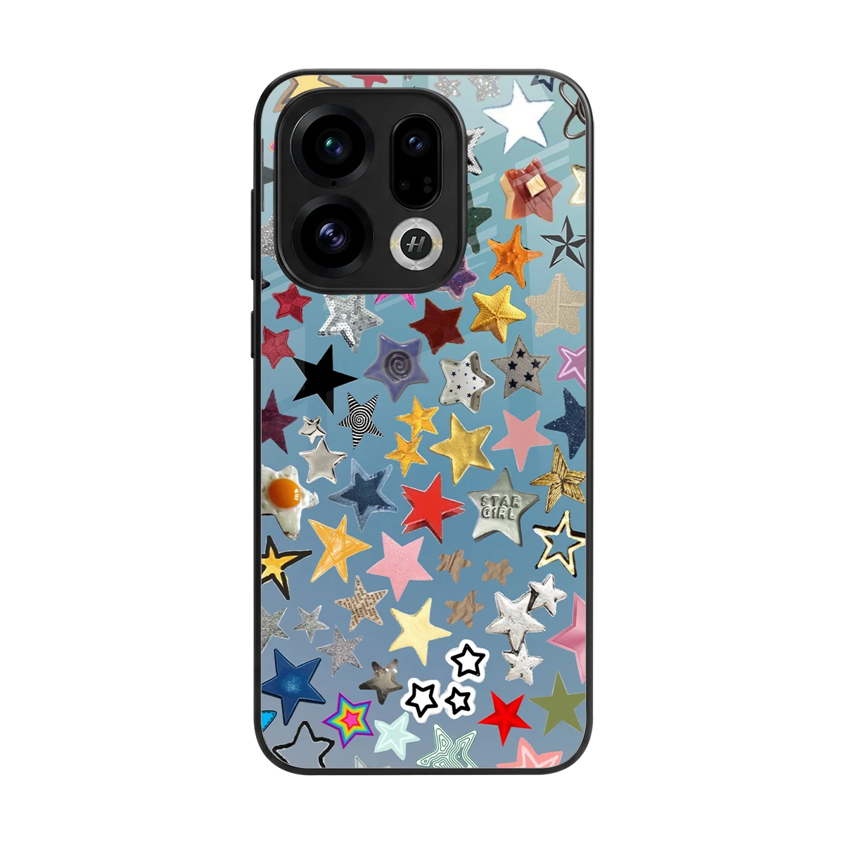 Celestial Glow back phone cover | glass case for oppo find x9