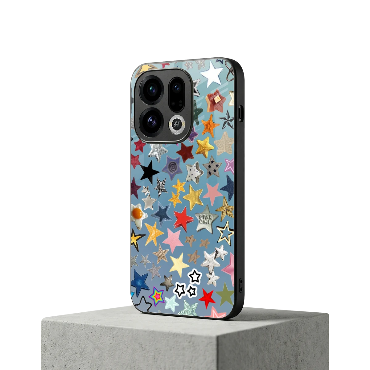 Celestial Glow oppo find x9 mobile cover | shockproof glass phone case
