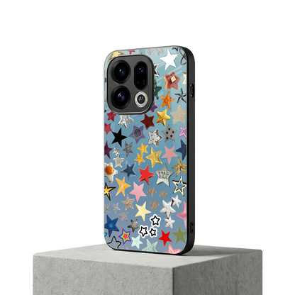 Celestial Glow oppo find x9 mobile cover | shockproof glass phone case