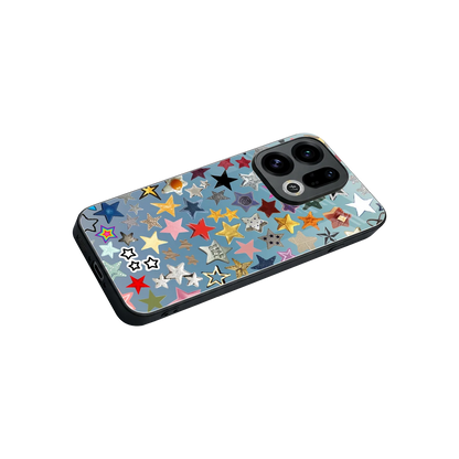 Celestial Glow stylish phone case for oppo find x9 | glossy glass and slim fit