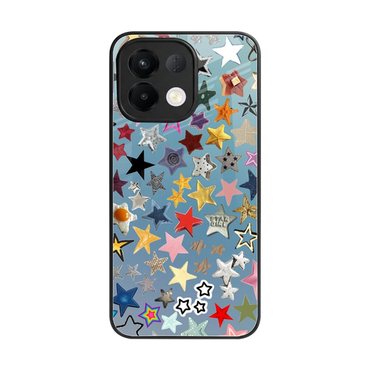 Celestial Glow back phone cover | glass case for oppo k13 5g