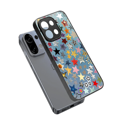 Celestial Glow sleek oppo k13 5g cover with tempered glass back and TPU edges