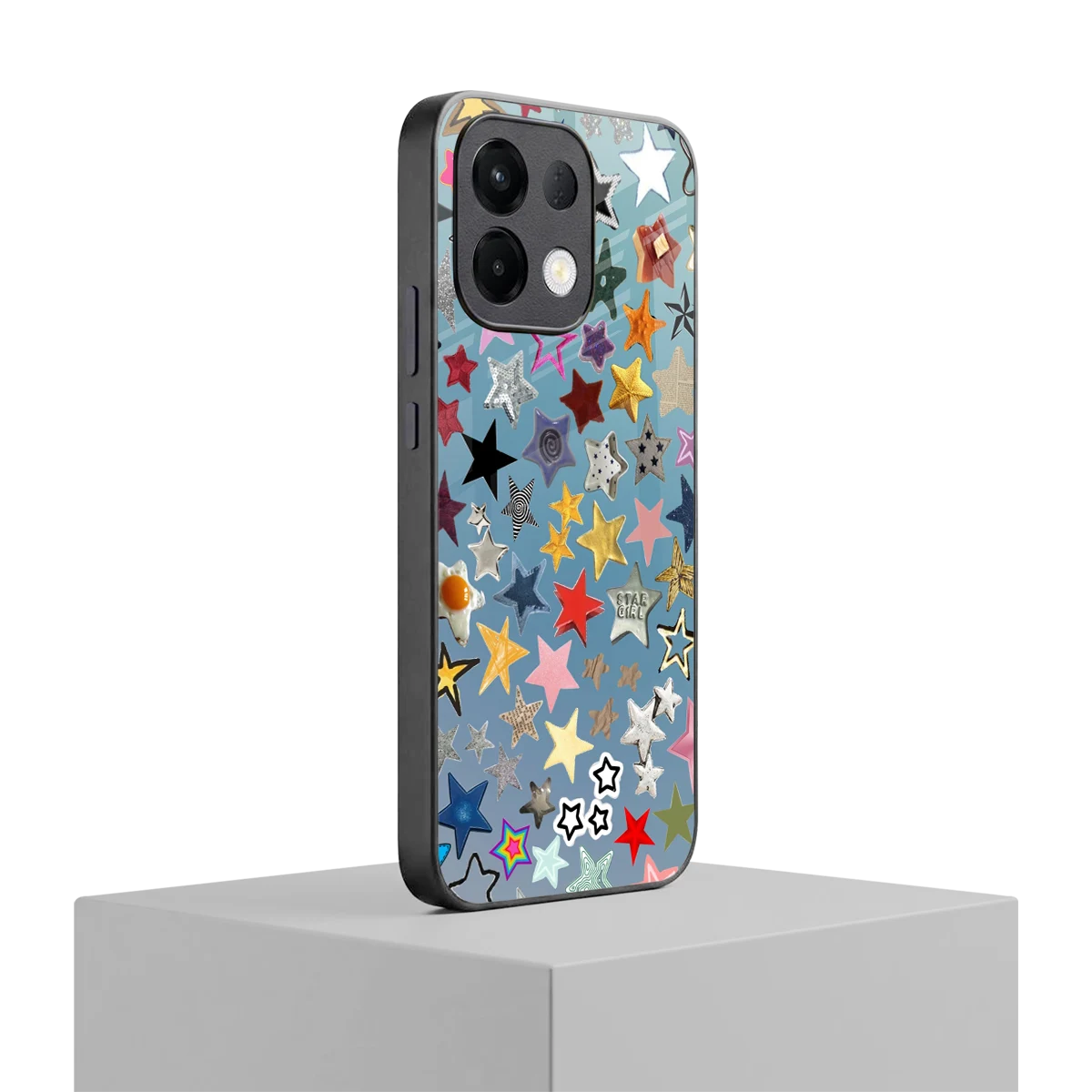 Celestial Glow oppo k13 5g mobile cover | shockproof glass phone case