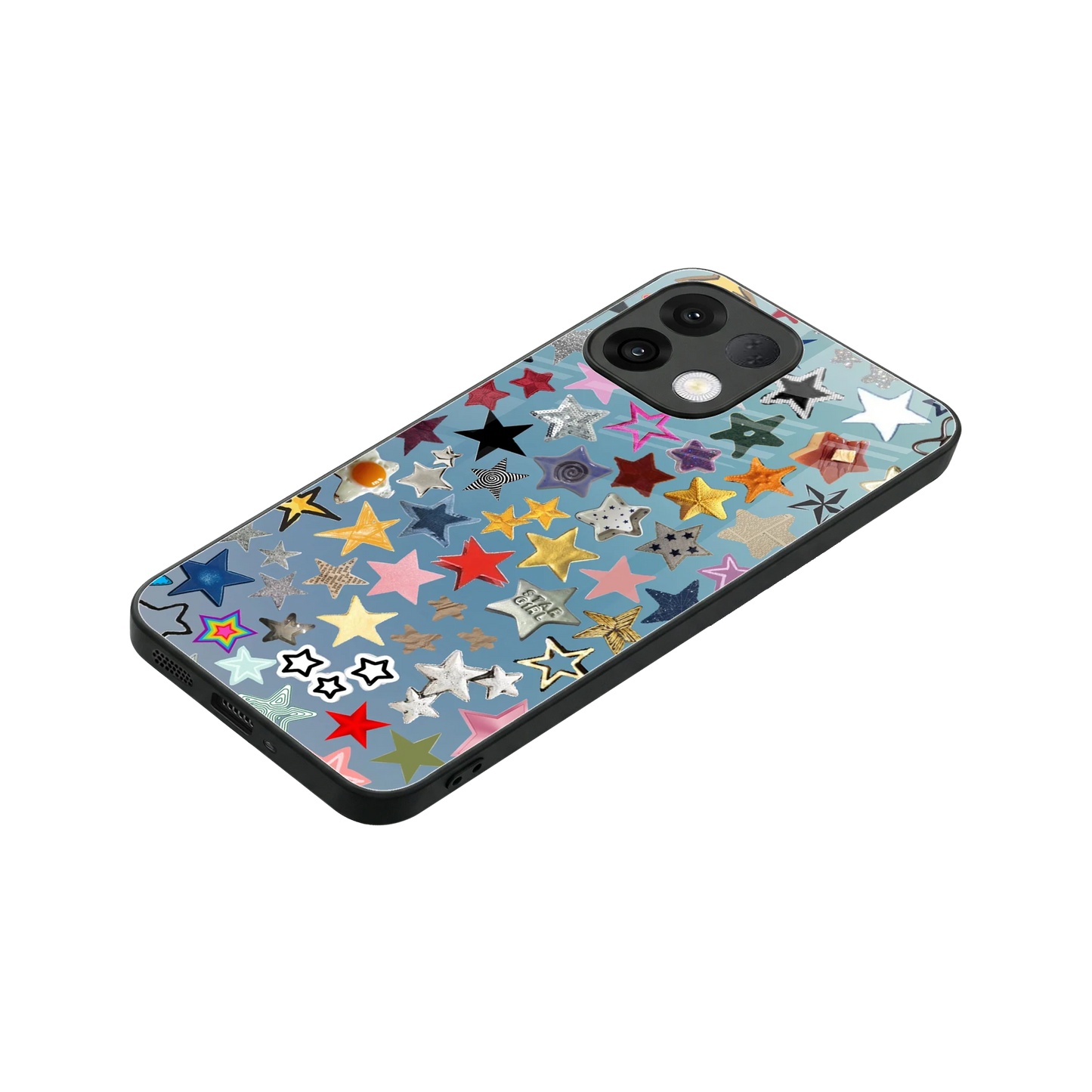 Celestial Glow stylish phone case for oppo k13 5g | glossy glass and slim fit