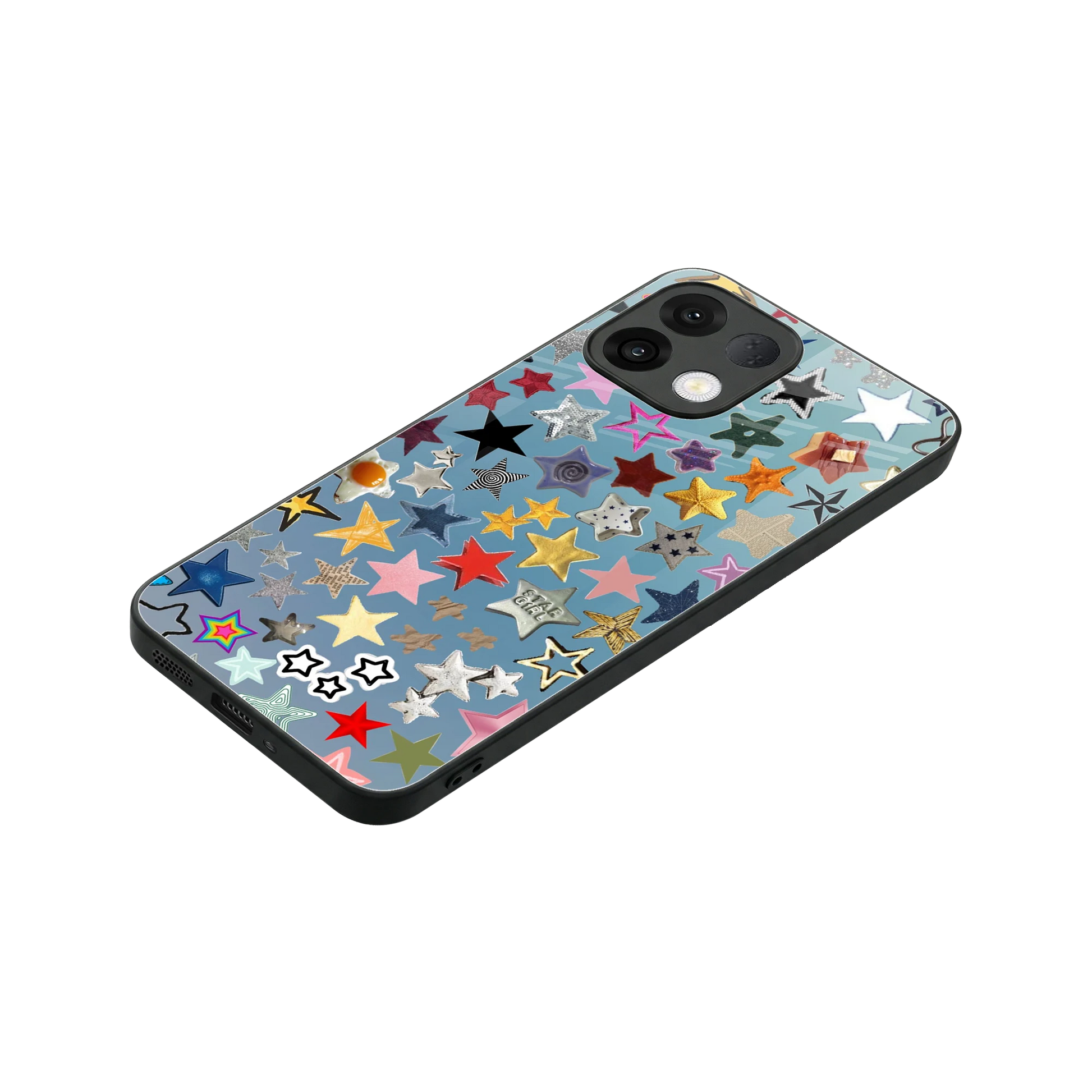 Celestial Glow stylish phone case for oppo k13 5g | glossy glass and slim fit