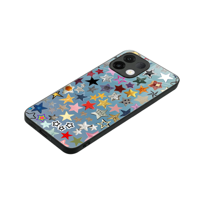 Celestial Glow stylish phone case for oppo k13 5g | glossy glass and slim fit