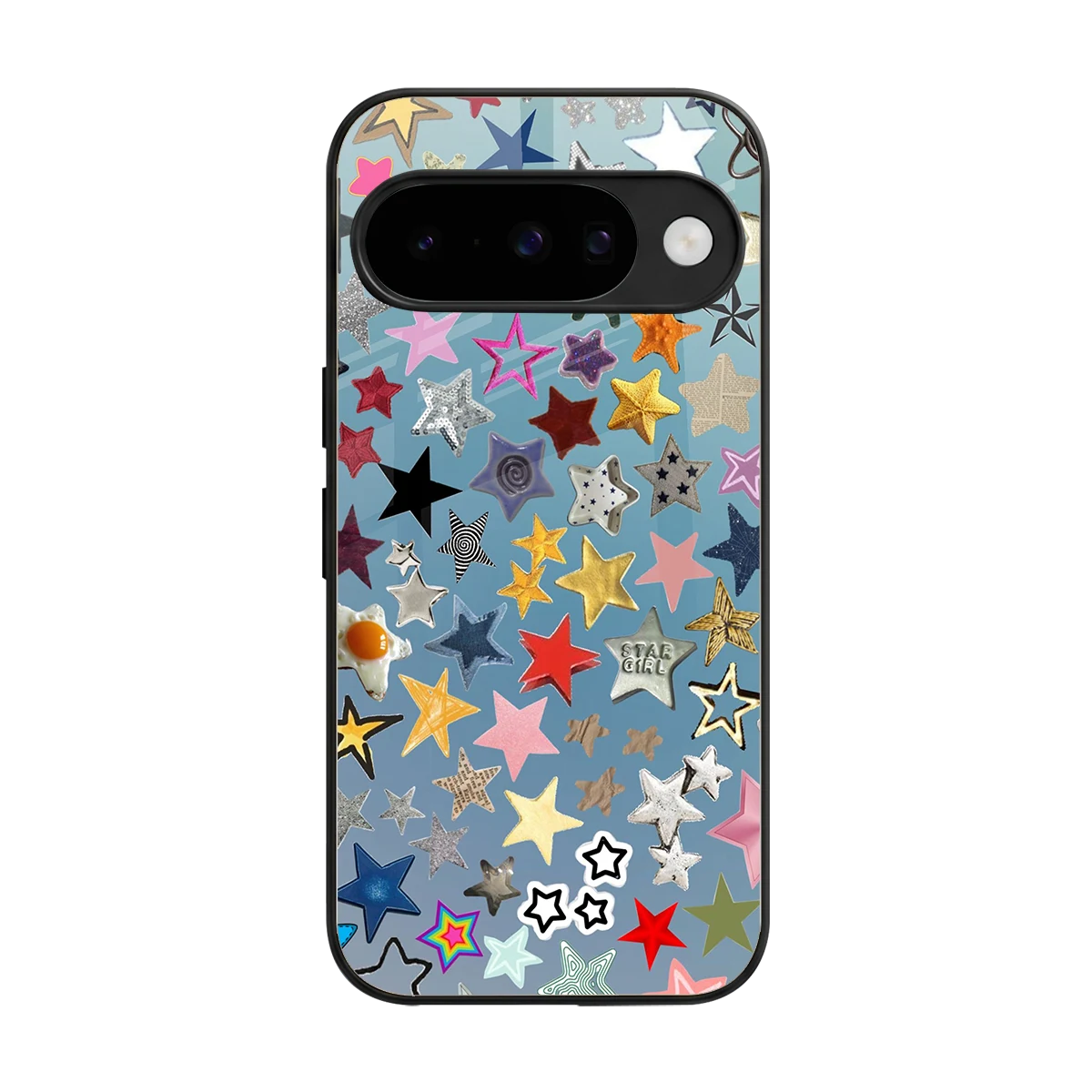 Celestial Glow back phone cover | glass case for google pixel 10