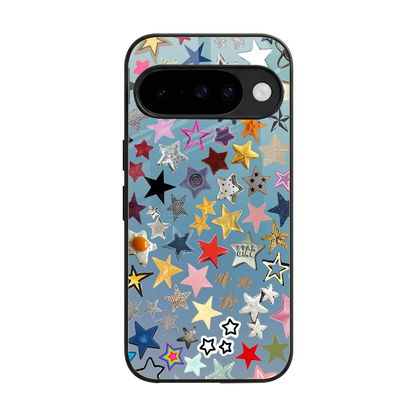 Celestial Glow back phone cover | glass case for google pixel 10