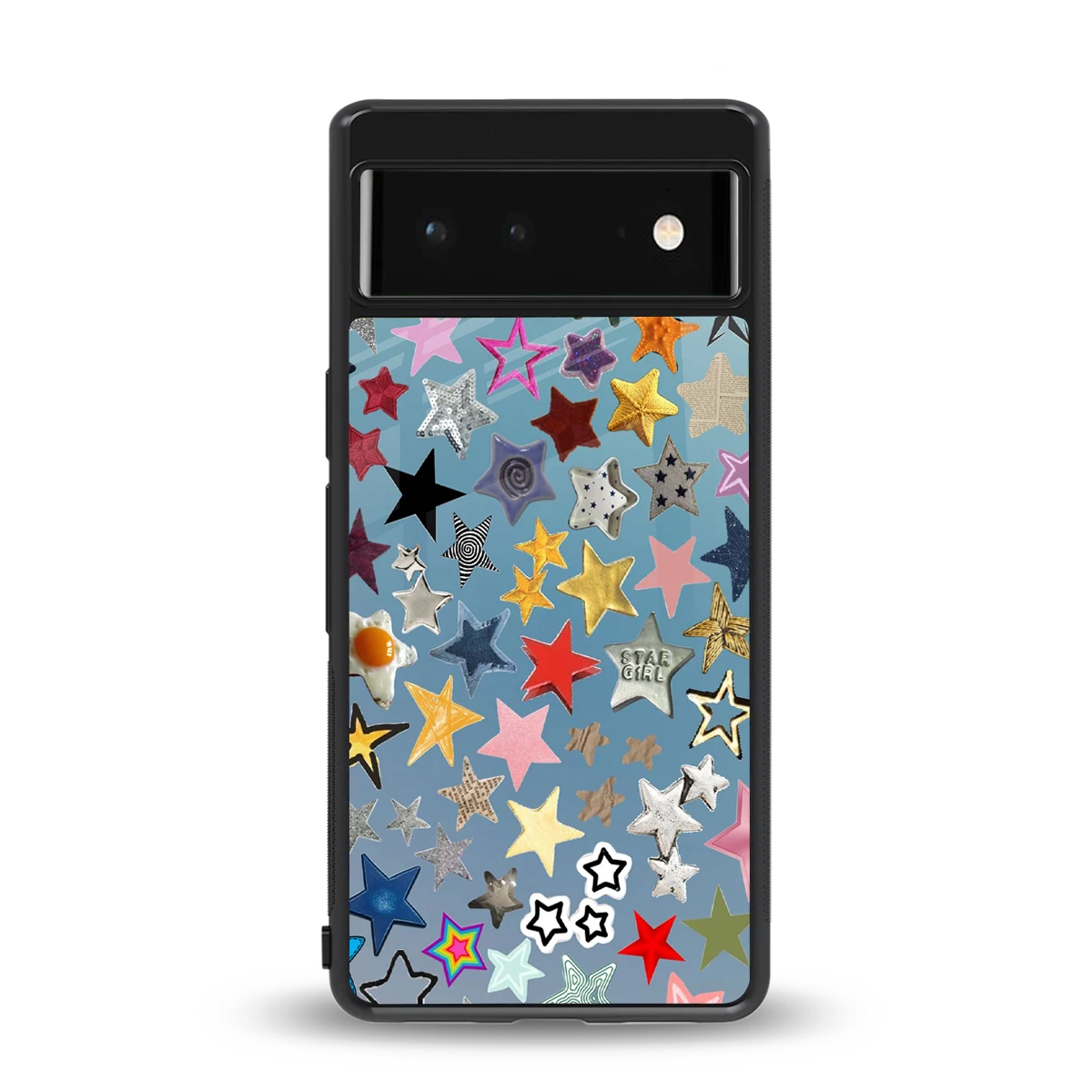 Celestial Glow back phone cover | glass case for google pixel 6