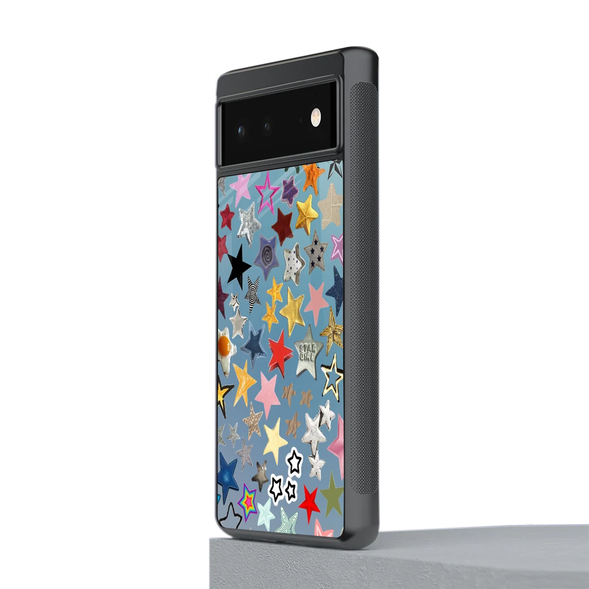 Celestial Glow stylish phone case for google pixel 6 | glossy glass and slim fit