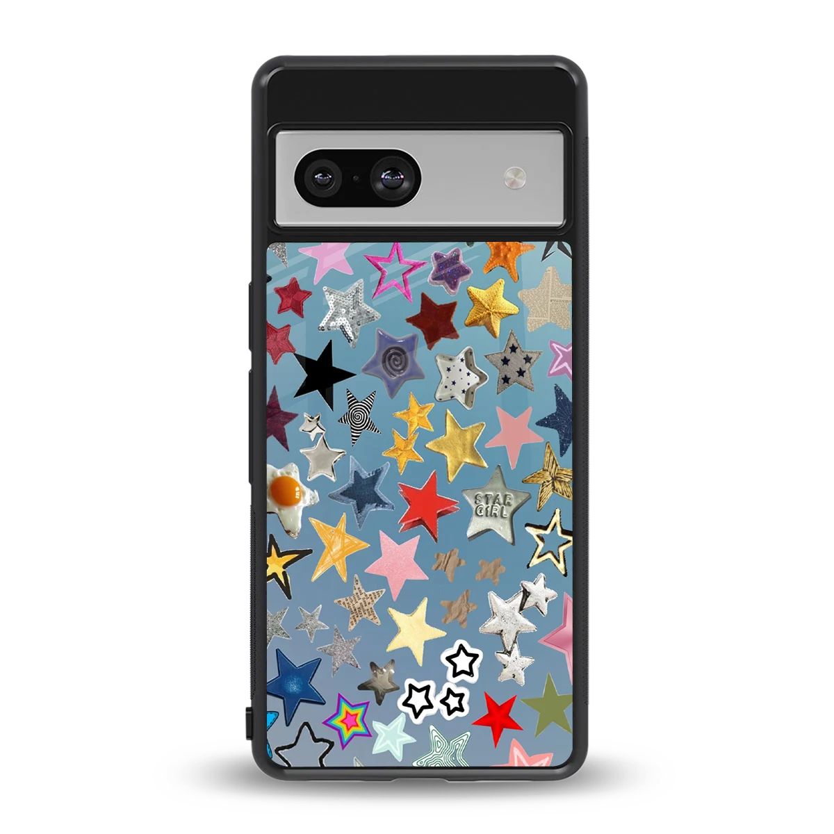 Celestial Glow back phone cover | glass case for google pixel 7a