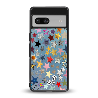 Celestial Glow back phone cover | glass case for google pixel 7