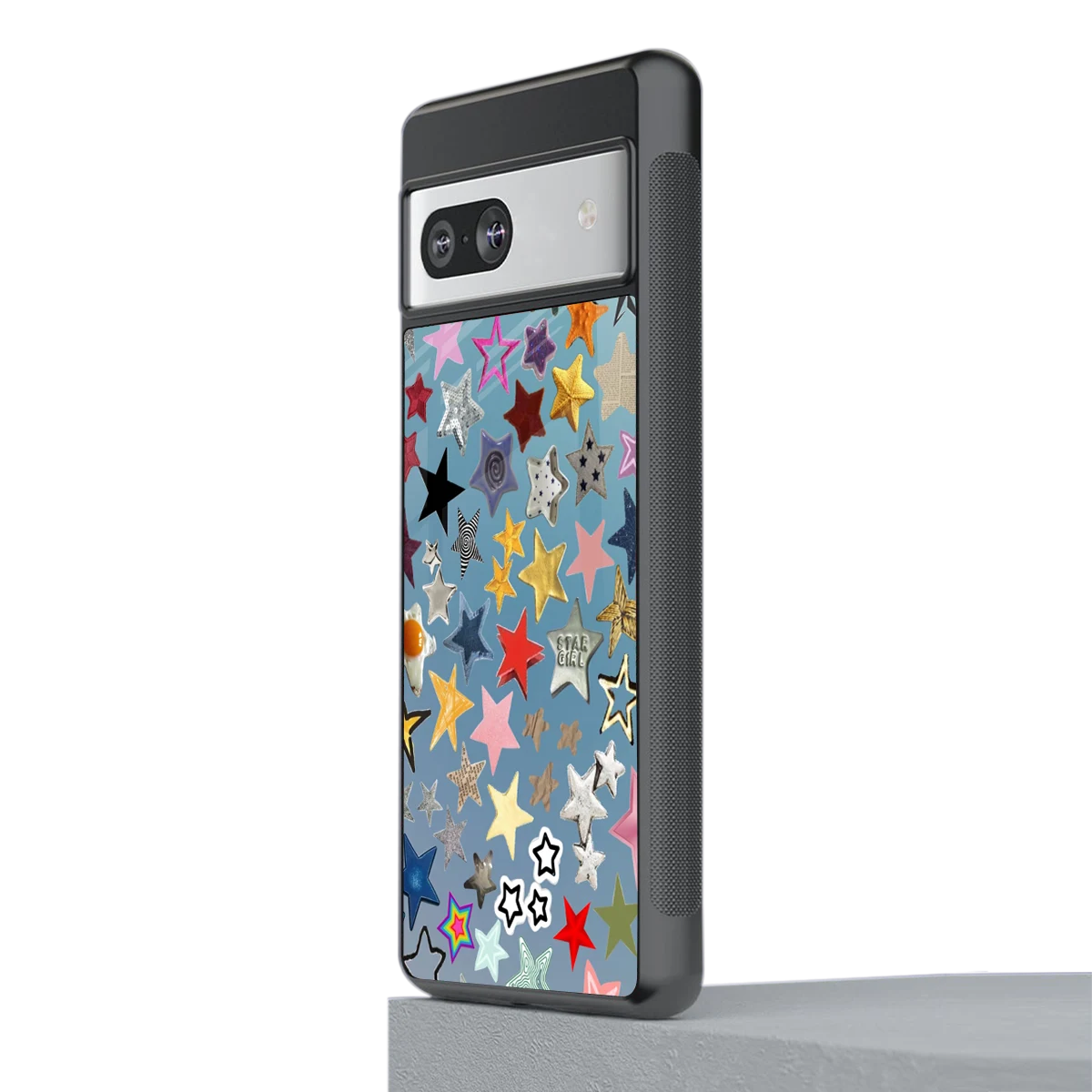 Celestial Glow stylish phone case for google pixel 7 | glossy glass and slim fit