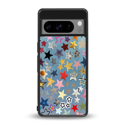 Celestial Glow back phone cover | glass case for google pixel 8 pro