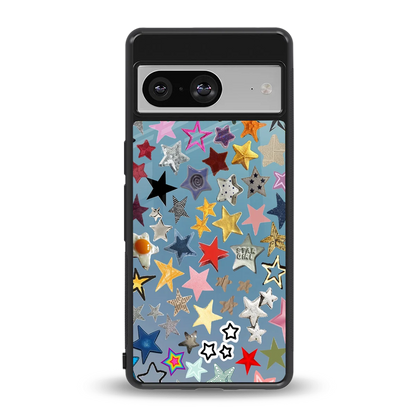 Celestial Glow back phone cover | glass case for google pixel 8