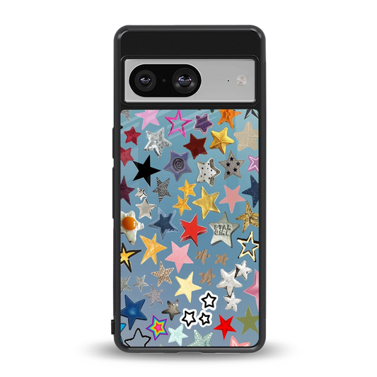 Celestial Glow back phone cover | glass case for google pixel 8