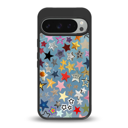 Celestial Glow back phone cover | glass case for google pixel 9 pro