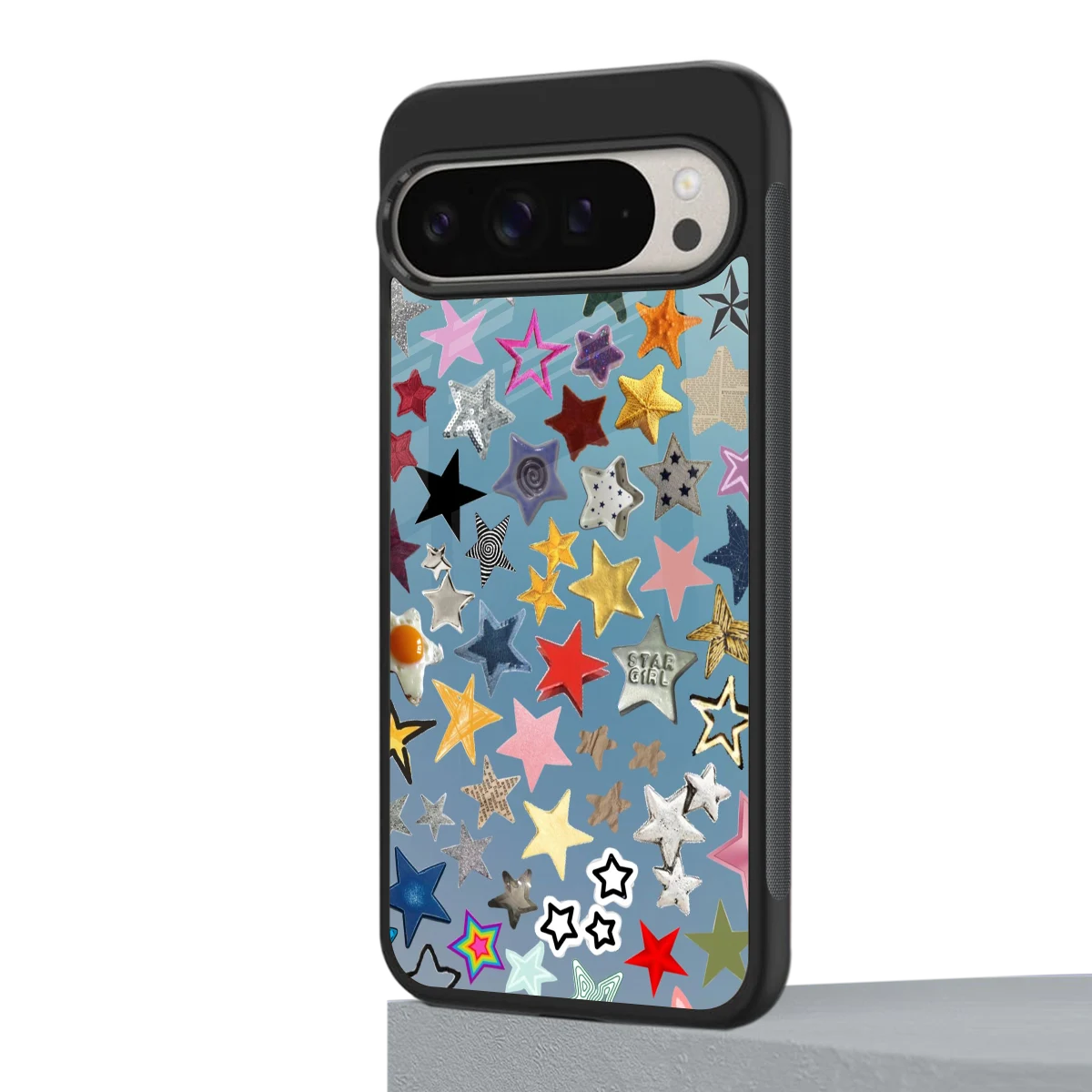 Celestial Glow google pixel 9 pro mobile cover | shockproof glass phone case