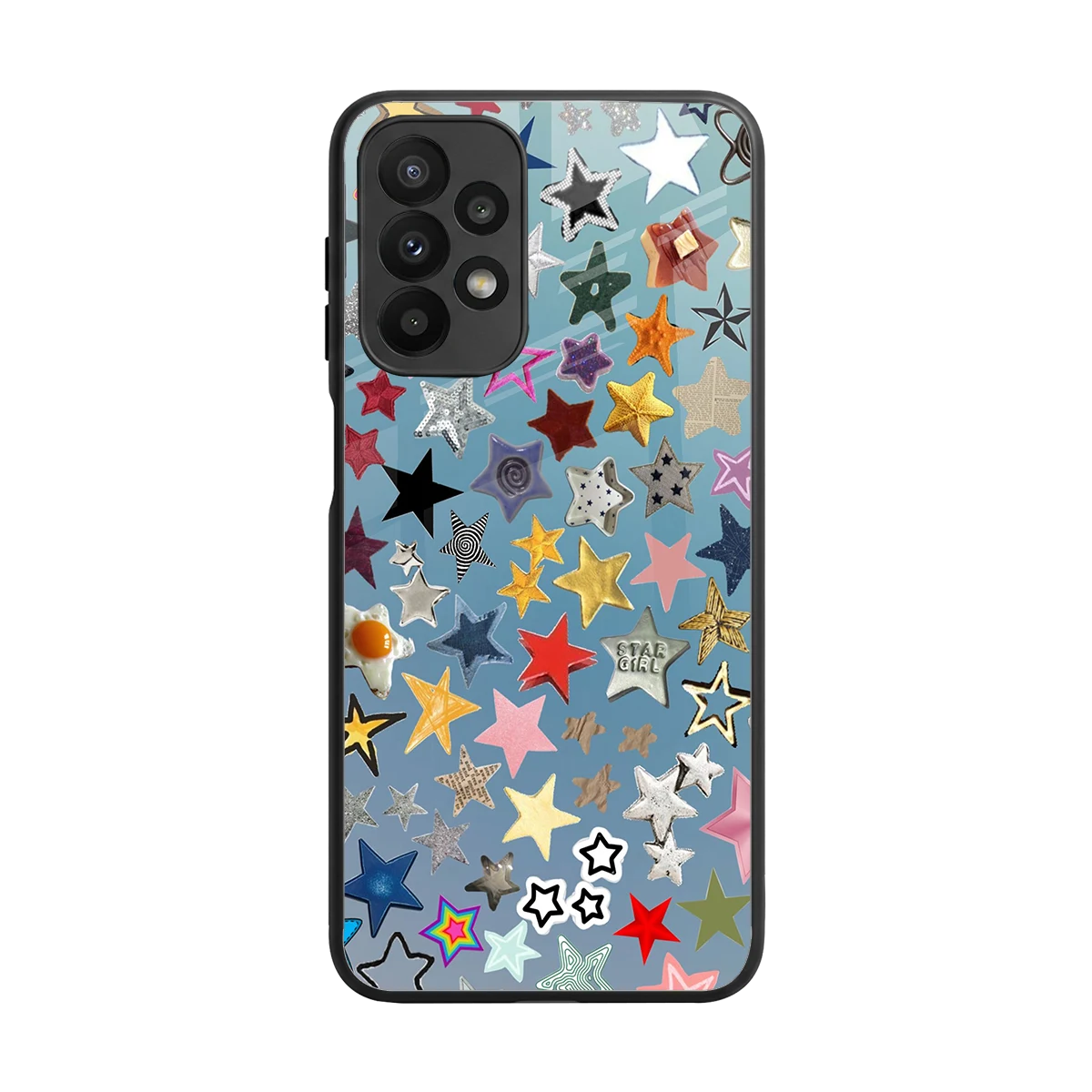 Celestial Glow back phone cover | glass case for samsung galaxy a23