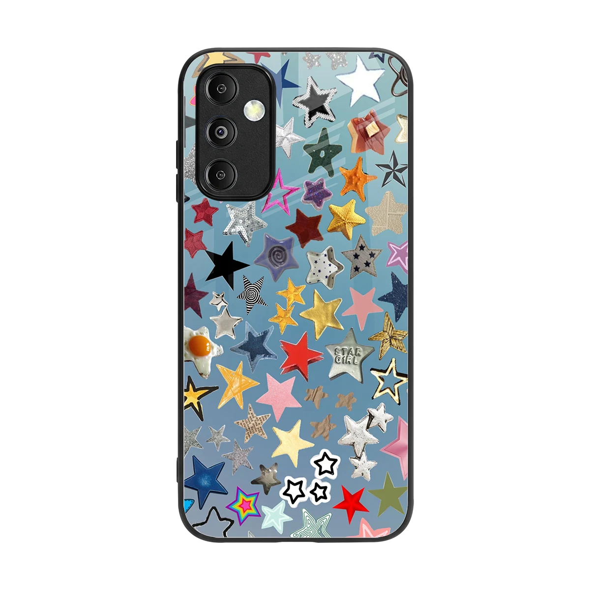 Celestial Glow back phone cover | glass case for samsung galaxy m14 5g