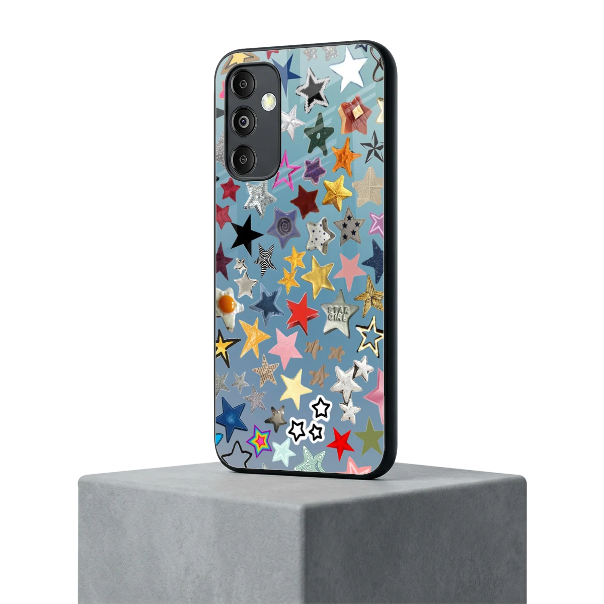 Celestial Glow samsung galaxy m14 5g mobile cover | shockproof glass phone case