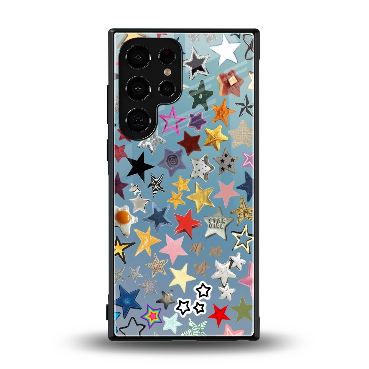 Celestial Glow back phone cover | glass case for samsung galaxy s24 ultra
