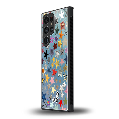 Celestial Glow samsung galaxy s24 ultra mobile cover | shockproof glass phone case