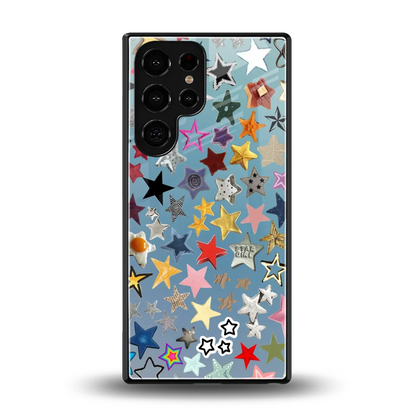 Celestial Glow back phone cover | glass case for samsung galaxy s26 ultra